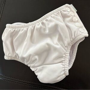 Classic White Kids Swim Diaper Cover